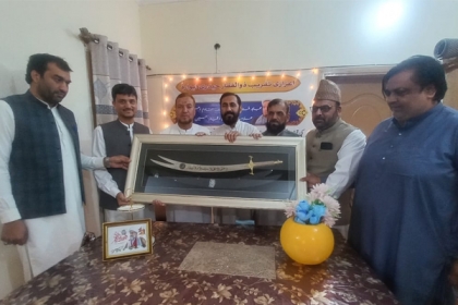 مرکزی صدر عزاداری ونگ ایم ڈبلیوایم ملک اقرار حسین علوی کی جانب سے علامہ اعجاز حسین بہشتی کے اعزازمیں تقریب کا انعقاد