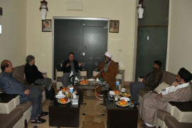 عوامی نیشنل پارٹی کے اعلیٰ سطحی وفدکی سینیٹرافرسیاب خٹک کی سربراہی میں علامہ ناصرعباس جعفری سے ملاقات