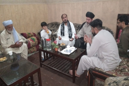 مجلس وحدت مسلمین کے وفد کا مرحوم علامہ سجاد حسین قمی کے اہل خانہ سے اظہارِ تعزیت