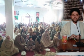 ایم ڈبلیوایم ضلع کوہاٹ کی جانب سے شہید سلیمانی کی یاد میں مجلس ترحیم اور احتجاجی مظاہرے کا انعقاد