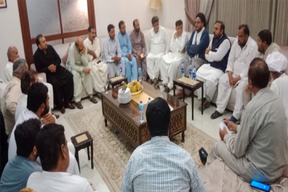 مرکزی سیکریٹری پولیٹیکل افیئرز ایم ڈبلیوایم اسدعباس نقوی کا دورہ ڈی جی خان، حلقہ پی پی 292 کی انتخابی مہم کا جائزہ
