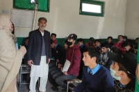 رہنما ایم ڈبلیوایم و پارلیمانی سیکریٹری برائے وومن ڈیویلپمنٹ کنیز فاطمہ کا گورنمنٹ بوائز ہائی سکول سکیمدان کا دورہ