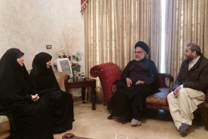 ایم ڈبلیوایم شعبہ خواتین کی مرکزی سیکریٹری تنظیم سازی محترمہ معصومہ نقوی کی علامہ حسن ظفرنقوی سے ملاقات