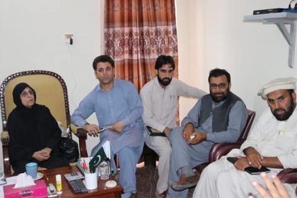 پاراچنار، الیکشن مہم میں بھائی چارگی کے فروغ کیلئےایم ڈبلیوایم کے امیدوار کی دیگر امیدواروں سے ملاقاتیں