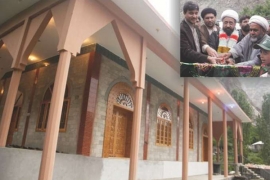 گلگت کے پرفضاءمقام نلتر میں خیرالعمل فاونڈیشن کے تحت مسجد کا افتتاح