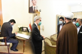 ایم ڈبلیوایم وفد کی شامی وزیر خارجہ کے انتقال پر سیرین ایمبیسی آمد، سفارتی حکام سے تعزیت
