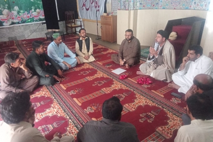 علامہ علی اکبر کاظمی کا دورہ ساہیوال ، ایم ڈبلیوایم کی ضلعی کابینہ سے ملاقات