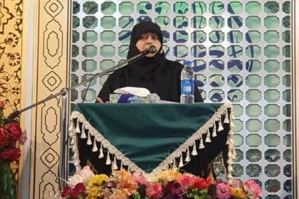 امام ہشتم ع کی شخصیت اپنے جد امجد حضرت محمد مصطفی صل علیہ وآلہ وسلم کے تمام کمالات اور اوصاف کے حامل تھی، سیدہ معصومہ نقوی