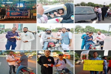 ایم ڈبلیوایم اور دعا کمیٹی لاہور کی جانب سے جشن عید غدیر لبرٹی چوک پر منفرد انداز میں منایا گیا