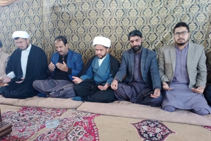بلوچستان نیشنل پارٹی کے مرکزی سیکریٹری اطلاعات آغا حسن بلوچ کی ہمشیرہ کی وفات پر علامہ ڈاکٹر یونس حیدری کی ہزارہ علماءوعمائدین کے ہمراہ تعزیت