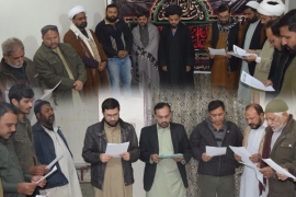 سید احسن عباس کی جانب سے ایم ڈبلیوایم ضلع ملیر کی 12رکنی کابینہ کا اعلان ، تقریب حلف برادری کا انعقاد