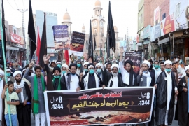 ایم ڈبلیوایم جنوبی پنجاب کے تحت ملتان میں یوم انہدام جنت البقیع پر احتجاجی ریلی کا انعقاد