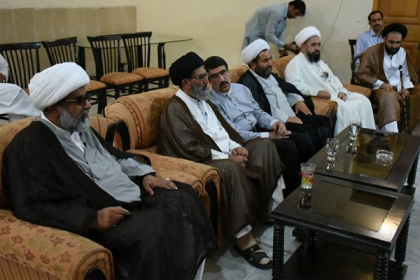 علامہ راجہ ناصرعباس جعفری اوردیگر قائدین وحدت کی دخترشہید قائد کی تقریب عروسی میں شرکت