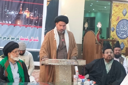 سچ ٹی وی کے زیر اہتمام شہدائے خدمت کی یاد میں تعزیتی ریفرنس کا انعقاد، ایم ڈبلیوایم پنجاب کے صدر علامہ علی اکبر کاظمی کی وفد کے ہمراہ شرکت