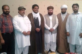ایم ڈبلیو ایم کے وفد کی سابق وفاقی وزیرصاحبزادہ حامد سعید کاظمی سے ملاقات، رہائی پر مبارکباد دی