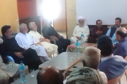 ایم ڈبلیوایم کے ایم پی اے اسد عباس قریشی کا دورہ چکوال، علاقہ معززین سے ملاقات