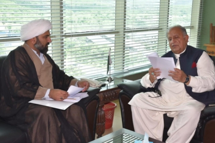 علامہ مقصود ڈومکی کی سربراہی میں ایم ڈبلیوایم کے وفد کی وفاقی وزیر انسانی حقوق ریاض پیرزادہ سے ملاقات ،عزاداروں پر درج مقدمات واپس لینے کا مطالبہ