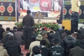 علامہ راجہ ناصرعباس کامدرسئہ حجتیہ قم میں مجلس شہادت رسول خداﷺوامام حسن ؑاورشہید منیٰ علامہ ڈاکٹر فخرالدین سے خطاب