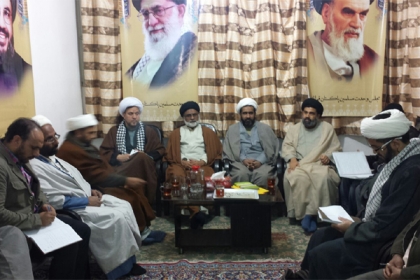 ایم ڈبلیوایم کے مرکزی قائدین کی وحدت ہائوس قم میں اراکین کابینہ سے ملاقات