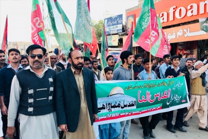 ساری امت مسلمہ فلسطینی عوام کے شانہ بشانہ کھڑی ہے، آغا سید مقصود حسن