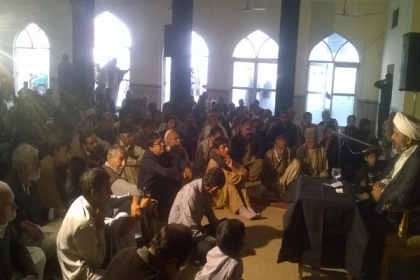 ایم ڈبلیوایم ضلع چنیوٹ کے تحت شہید اصغرعباس کی پہلی برسی کا اانعقاد،علامہ عبدالخالق اسدی کا خطاب