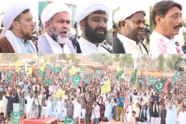 سرزمین اولیاءبھٹ شاہ میں ایم ڈبلیوایم کے تحت عظیم الشان جلسہ عام، وڈیرہ شاہی کے خلاف عوامی ریفرنڈم
