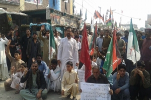 یوم شہدائے شکارپور پر نصیرآبادمیں ایم ڈبلیوایم اور دیگر ملی تنظیمات کے زیراہتمام احتجاجی ریلی