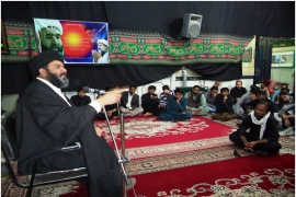 ایم ڈبلیو ایم شعبہ اصفہان کے زیرِاہتمام شہیدِ مِنیٰ کی رسم چہلم کے پروگرام کا انعقاد،علامہ شفقت شیرازی کا خطاب