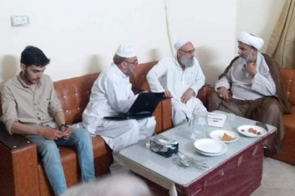 مجلس علمائے اہلبیتؑ کے وفد کی چیئرمین ایم ڈبلیو ایم علامہ راجہ ناصرعباس سے ملاقات