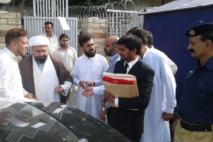 علامہ امین شہیدی کی جھوٹے مقدمے میں  اے ٹی سی عدالت میں   پیشی،سماعت 27اگست تک ملتوی