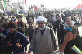 علامہ راجہ ناصرعباس جعفری 4روز کی مسافت طے کرکے پاپیادہ نجف سے کربلا پہنچ گئے